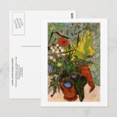 Wilde bloemen Thistles Vase Van Gogh Fine Art Briefkaart (Voorkant / Achterkant)