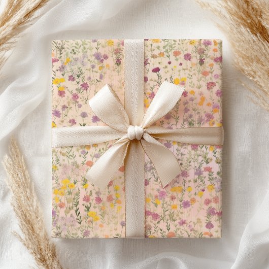 Wilde bloemen tissuepapier