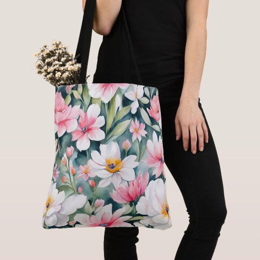 Wilde bloemen tote bag (Dichtbij)