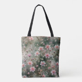  wilde bloemen tote bag (Achterkant)