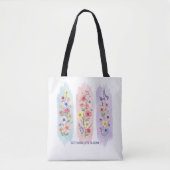 Wilde bloemen tote bag (Voorkant)