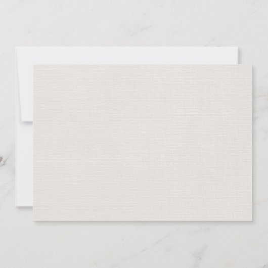 Wilde bloemen Tuinbruiloft Kaart (Achterkant)