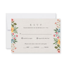 Wilde bloemen Tuinbruiloft