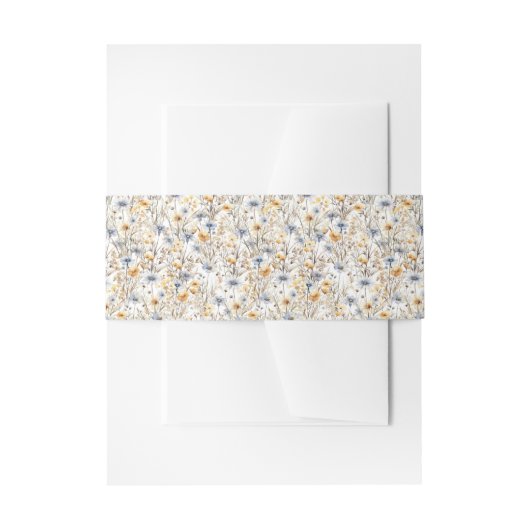  wilde bloemen uitnodigingen wikkel (Voorkant Voorbeeld)