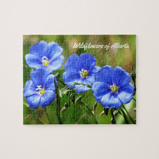 Wilde bloemen van Alberta, Canada - Natuur Puzzle Legpuzzel (Horizontaal)