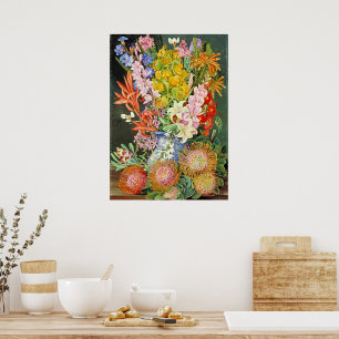 Wilde Bloemen van Ceres, West-Afrika Poster