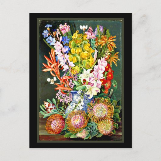 Wilde bloemen van Ceres, Zuid-Afrika Feestdagenkaart (Voorkant)