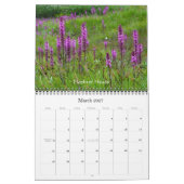 Wilde bloemen van gebrande boter kalender (Mar 2027)