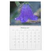 Wilde bloemen van gebrande boter kalender (Feb 2027)