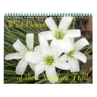 Wilde bloemen, van het Ocmulgee Trail Kalender
