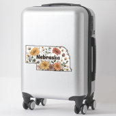 Wilde Bloemen van Nebraska Sticker (Koffer)