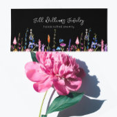 Wilde bloemen ・ Verdien Hoops Studs Display Kaart