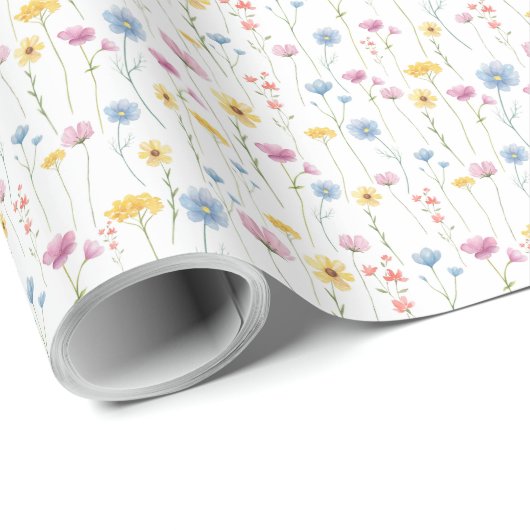 Wilde bloemen Verpakking papier (Rol Hoek)