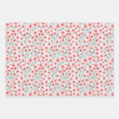 wilde bloemen Verpakkingspapier Reeks 3 Inpakpapier Vel (Voorkant 2)