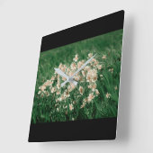 Wilde bloemen vierkante klok (Hoek)