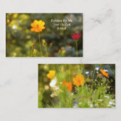  wilde bloemen visitekaartje (Voorkant / Achterkant)