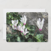 Wilde Bloemen Vlak Kerstkaart (Voorkant)