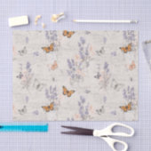 Wilde Bloemen Vlinders Tissuepapier (Craft)