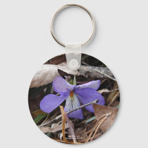 Wilde Bloemen Vogels-Voet Viooltje Hot Springs AR Sleutelhanger