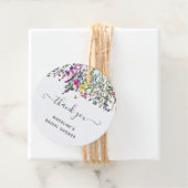 Wilde bloemen Vrijgezellenfeest Gift Labels (In situ)