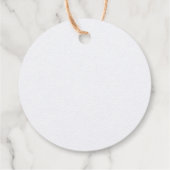 Wilde bloemen Vrijgezellenfeest Gift Labels (Achterkant)