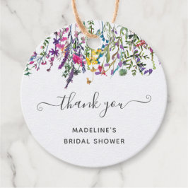 Wilde bloemen Vrijgezellenfeest Gift Labels