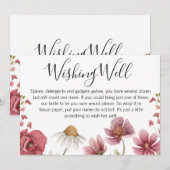 Wilde bloemen Vrijgezellenfeest Kaart (Voorkant / Achterkant)