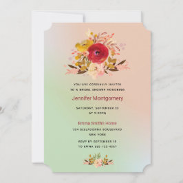  wilde bloemen Vrijgezellenfeest Uitnodigen Kaart