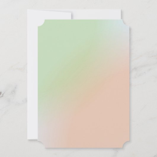  wilde bloemen Vrijgezellenfeest Uitnodigen Kaart (Achterkant)