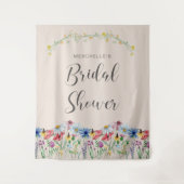 Wilde bloemen Vrijgezellenfeest van de tuinbouw Wandkleed (Voorkant)