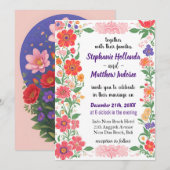 Wilde bloemen vrijheid grillen onconventionele lie kaart (Voorkant / Achterkant)