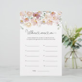 Wilde bloemen Waar waren we vrijgezellenfeest wild (Staand voorkant)