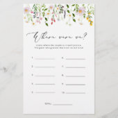 Wilde bloemen Waar waren we vrijgezellenfeest wild (Voorkant)