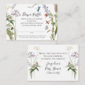 Wilde bloemen Waterverf bijen Informatiekaartje (Voorkant / Achterkant)