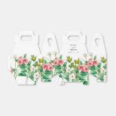 Wilde bloemen Waterverf bruiloft Periwinkle Bedankdoosjes (Uitgevouwen)