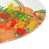 Wilde bloemen waterverf snijplank (Hoek)