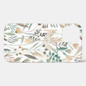 Wilde bloemen waterverven naadloos patroon. Bloeme Case-Mate iPhone Case (Achterkant (horizontaal))