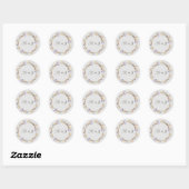Wilde bloemen Wedding Sticker (Vel)