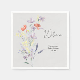 Wilde Bloemen Welkom Servet