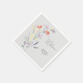 Wilde Bloemen Welkom Servet (Hoek)