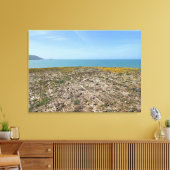 Wilde bloemen weven canvas afdruk (Insitu (Woonkamer))