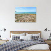 Wilde bloemen weven canvas afdruk (Insitu (Slaapkamer))