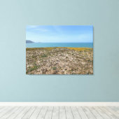 Wilde bloemen weven canvas afdruk (Insitu (Houten vloer))