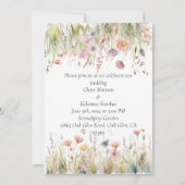 Wilde bloemen Woensdag in uitnodiging (Voorkant)