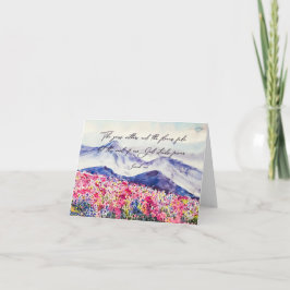 Wilde bloemen, Woord van God staat Notitiekaartje