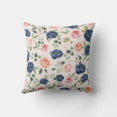 Wilde Bloemen Worp Kussen (Achterkant)