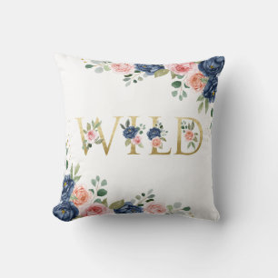 Wilde Bloemen Worp Kussen