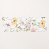 wilde bloemen yogamat (Voorkant (horizontaal))