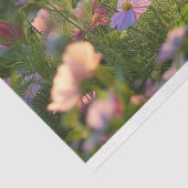 Wilde bloemen zonovergoten Serenade Decoupage Tissuepapier (Detail)