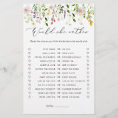 Wilde bloemen Zou ze liever vrijgezellenfeest wild (Voorkant)